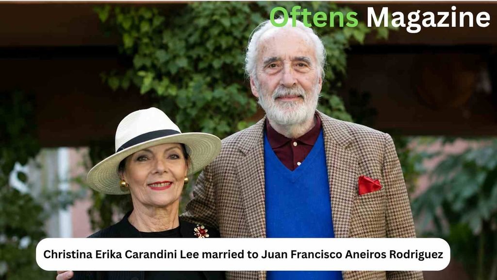 Christina Erika Carandini Lee married to Juan Francisco Aneiros Rodriguez