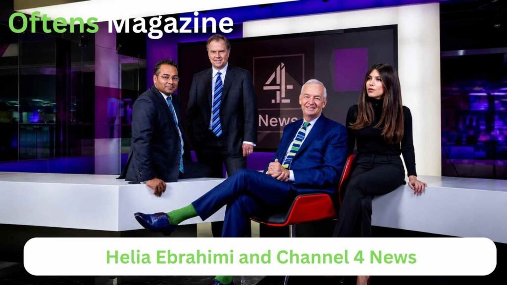 Helia Ebrahimi and Channel 4 News