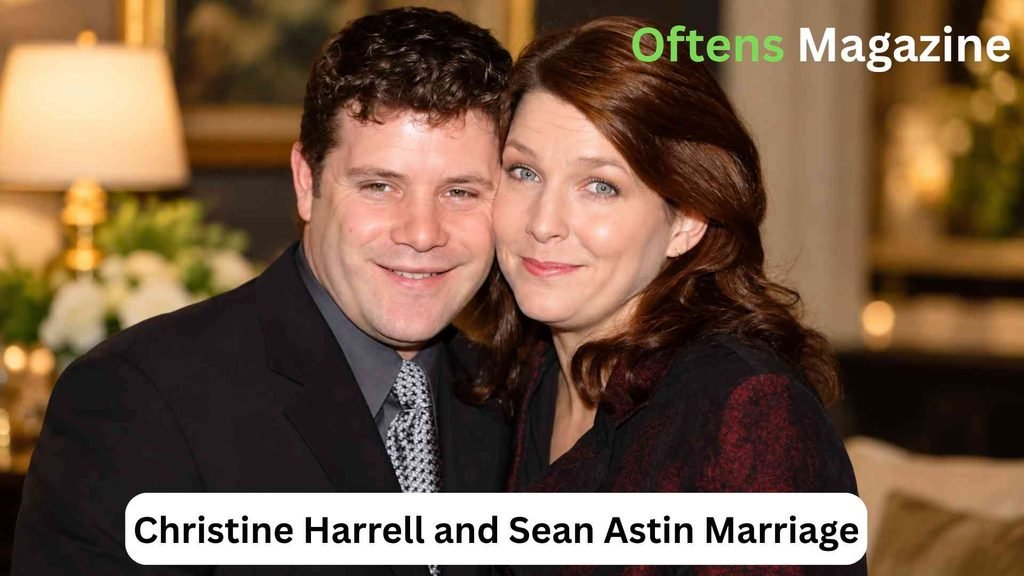Christine Harrell and Sean Astin
