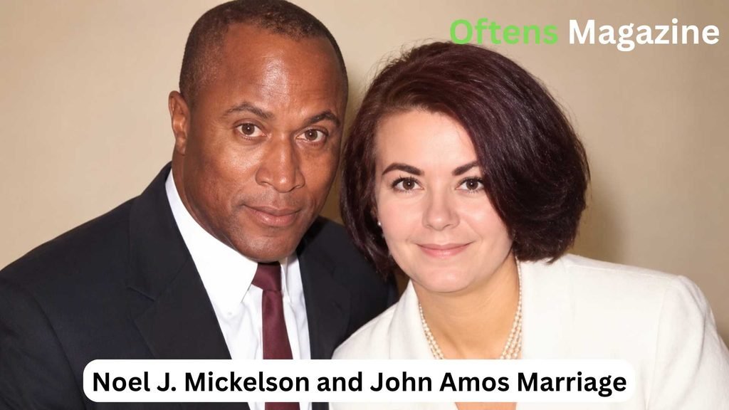 Noel J. Mickelson and John Amos Marriage