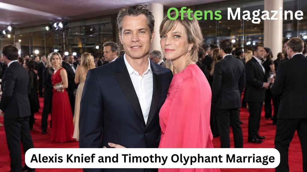 Alexis Knief and Timothy Olyphant married